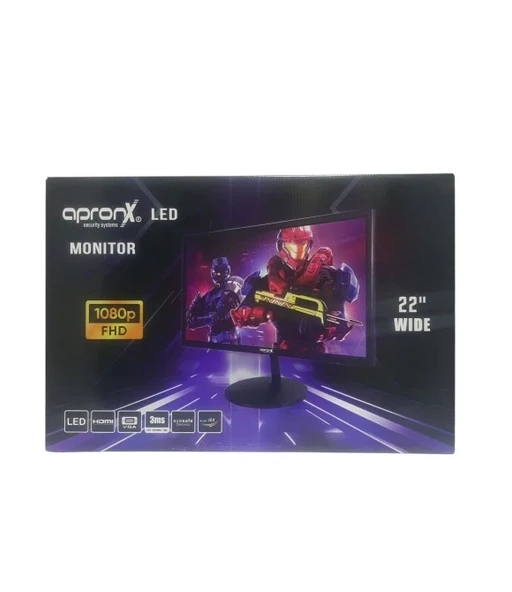 APRONX 22 APX-NW22 VGA+HDMI Led Monitör ürün görseli
