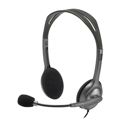Logitech H111 981-000593 Stereo Mikrofonlu Headset Gri ürün görseli
