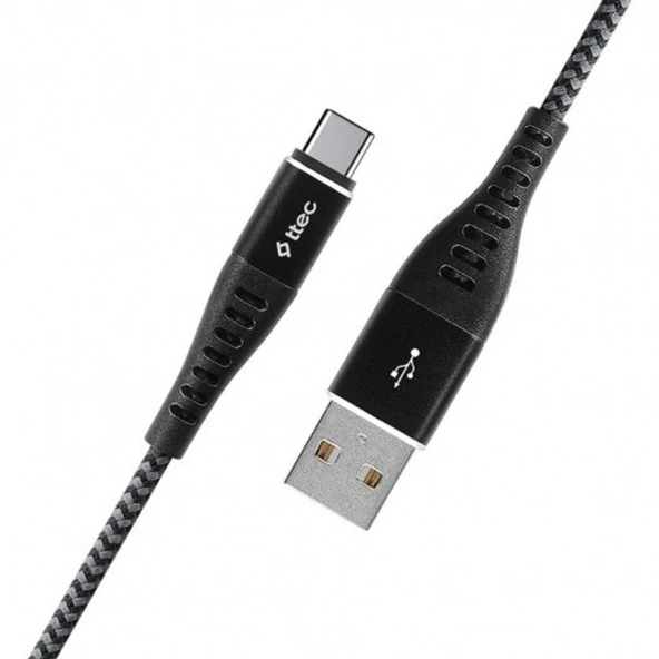 Ttec ExtremeCablo Type-C Hızlı Şarj Kablosu 100 cm Siyah-2DKX04CS ürün görseli 1