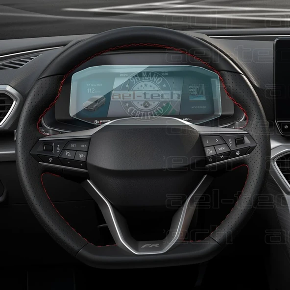 Cupra Leon Uyumlu 10.25 İnç Dijital Gösterge 9H Nano Ekran Koruyucu