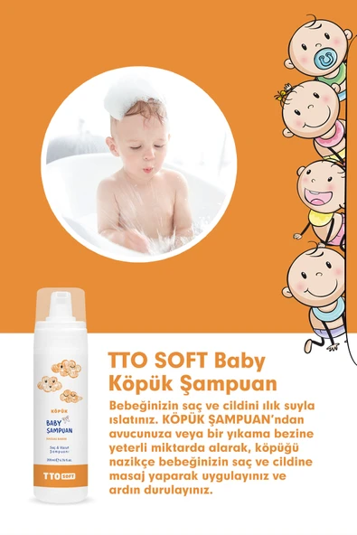 Tto Baby Sensitive Care Bebek Şampuanı 200ml - Resim 4