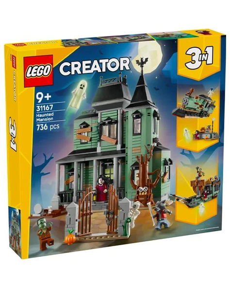 Lego Creator 3ü1 Arada Hayaletli Köşk 736 Parça 31167 ürün görseli 1