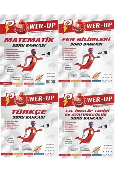 Nartest Yayınları NarTest 8. SINIF POWER UP SETİ - 1