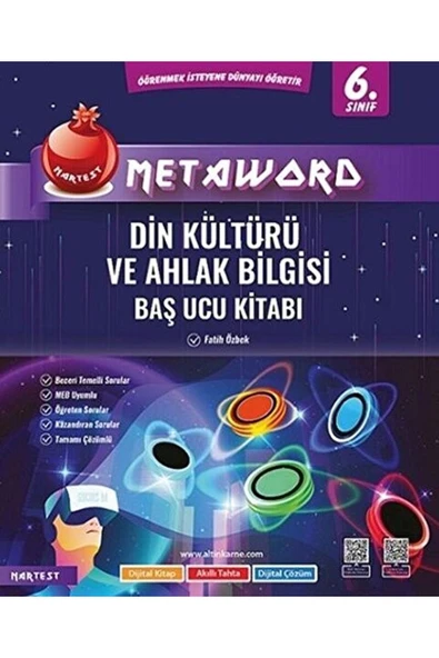 Nartest Yayınevi 6. Sınıf Metaword Din Kültürü Ve Ahlak Bilgisi / Kolektif / Nartest Yayınevi / 9786259930817 ürün görseli