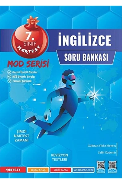 Nartest Yayınevi 7. Sınıf Mod İngilizce Soru Bankası / Gülistan Yıldız Menteş / Nartest Yayınevi / 9786257865449 ürün görseli