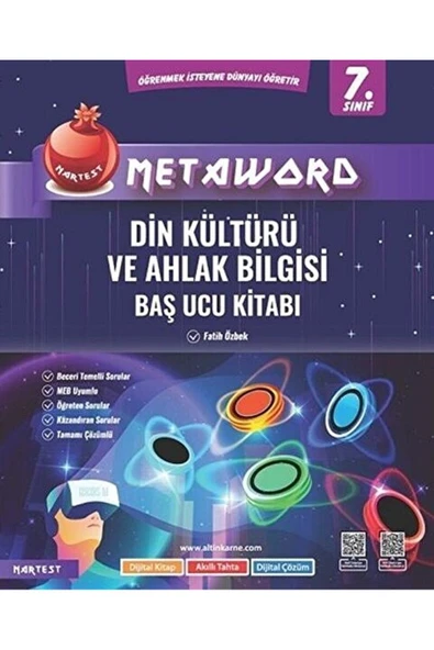 Nartest Yayınevi Nartest 7. Sınıf Metaword Din Kültürü Ve Ahlak Bilgisi 2024 ürün görseli