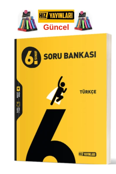 Hız ve Renk Yayınları Hız 6.Sınıf Türkçe Video Çöz.Soru Bankası+Kalemlik(Orta-İleri Seviye) ürün görseli