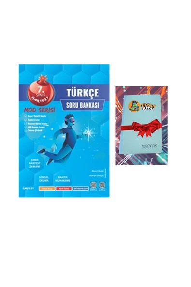 Nartest Yayınları 7. Sınıf Mod TÜRKÇE Soru BankasI ( NOT DEFTERİ HEDİYE) ürün görseli