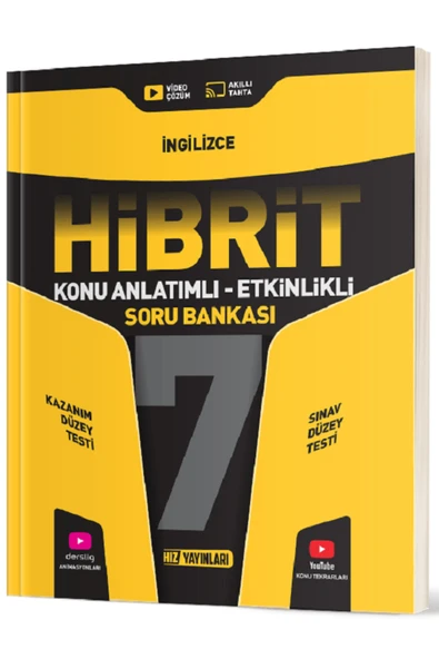 Evrensel İletişim Yayınları 7.Sınıf Hız Yayınları HİBRİT Matematik Türkçe Fen Konu Anlatımlı Etkinlikli Soru / 5 KİTAP SET - Resim 6