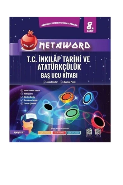 Nartest Yayınları Test Yayınları 8. Sınıf T.c Inkılap Tarihi Ve Atatürkçülük Metaword Baş Ucu Kitabı ürün görseli