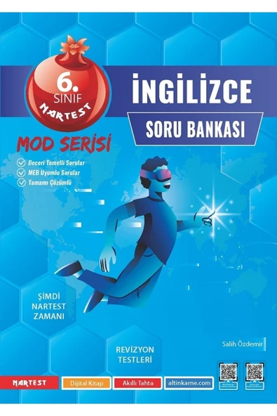 Nartest Yayınevi 6. Sınıf Mod İngilizce Soru Bankası / Salih Özdemir / Nartest Yayınevi / 9786257865692 ürün görseli