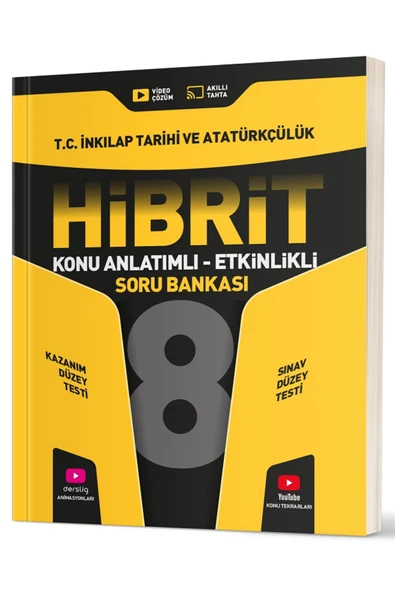 Evrensel İletişim Yayınları 8.Sınıf Hız Yayınları HİBRİT İnkılap Tarihi + Din Kültürü Konu A Etkinlikli Soru Bankaları / 2 KİTAP - Resim 2