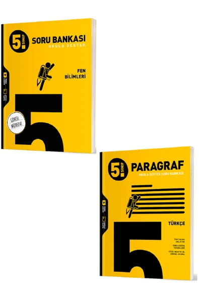 Evrensel İletişim Yayınları 5.Sınıf Hız Yayınları Fen Bilimleri + Paragraf Soru Bankaları / Güncel Müfredat / 2 KİTAP / YENİ ürün görseli