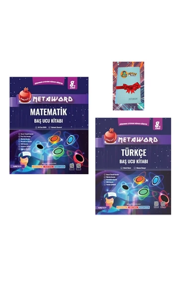 Nartest Yayınları 8. Sınıf Metaword TÜRKÇE + MATEMATİK (DEFTER HEDİYE) ürün görseli