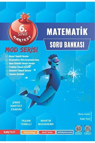 Nartest Yayınevi 6. Sınıf Mod Matematik Soru Bankası / Ömer Gürlü / Nartest Yayınevi / 9786257865678 ürün görseli