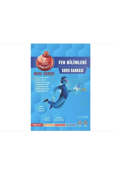 Nartest Yayınları NARTEST YAYINLARI 7. SINIF LGS MOD SERİSİ FEN BİLİMLERİ SORU BANKASI(yeni-güncellenmiş baskı) ürün görseli