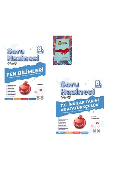 Nartest Yayınları 8. Sınıf Prestij FEN BİLİMLERİ + İNKILAP TARİHİ Soru HAZNESİ (DEFTER HEDİYE) - 1