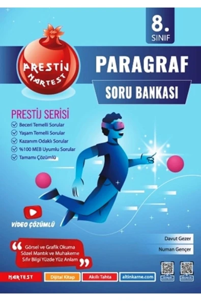 Nartest Yayınları Nartest 8.Sınıf LGS Prestij Paragraf Soru Bankası ürün görseli
