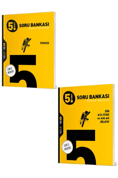 Evrensel İletişim Yayınları 5.Sınıf Hız Yayınları Türkçe + Din Kültürü Soru Bankaları / Güncel Müfredat / 2 KİTAP / YENİ - 1
