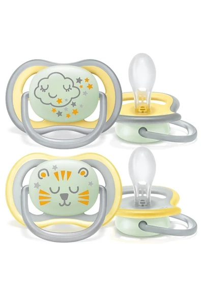 Avent Ultra Air Nighttime Karanlıkta Parlar Gece Emziği 18 Ay ürün görseli 1