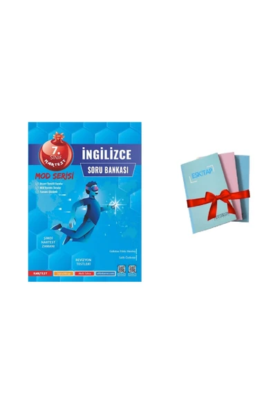Nartest Yayınları 7. Sınıf Mod İNGİLİZCE Soru Bankası( 1 ADET NOT DEFTERİ HEDİYE) ürün görseli