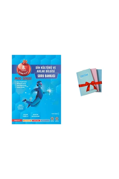 Nartest Yayınları 8. Sınıf Mod DİN KÜLTÜRÜ Soru Bankası  ( 1 ADET NOT DEFTERİ HEDİYE) ürün görseli