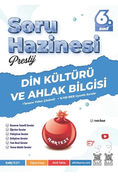Nartest Yayınları 6. Sınıf Prestij Din Kültürü Ve Ahlak Bilgisi Soru Hazinesi - Resim 3