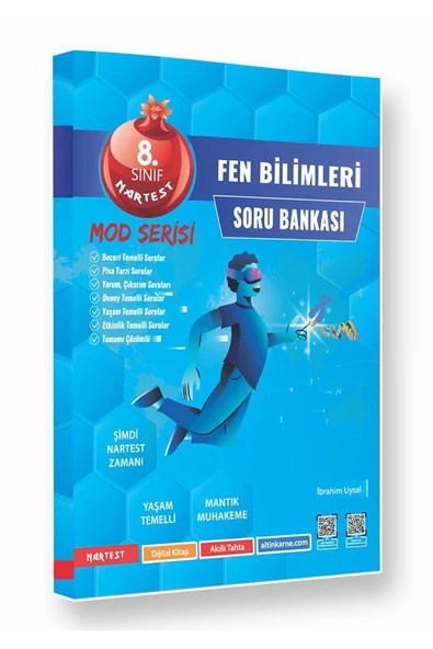 Nartest Yayınları 8. Sınıf Mod Fen Bilimleri Soru Bankası ürün görseli