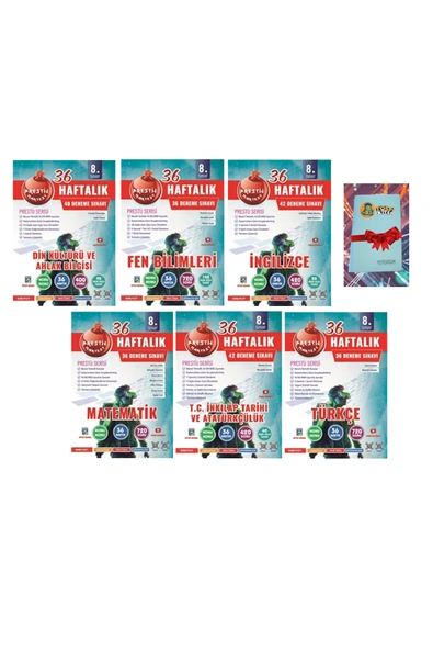 Nartest Yayınları 8. Sınıf Haftalık FULL SETTT Denemeleri (DEFTER HEDİYE) - 1