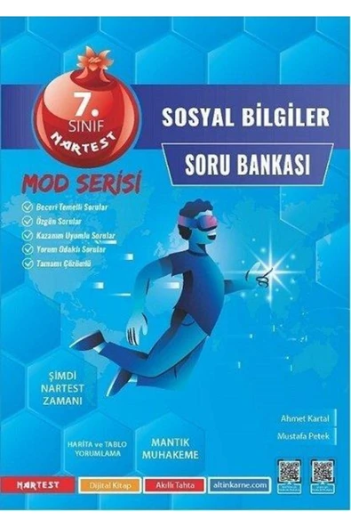 Nartest Yayınları 7.sınıf Mod Sosyal Bilgiler Soru Bankası 2023 Nartest Yayınları ürün görseli