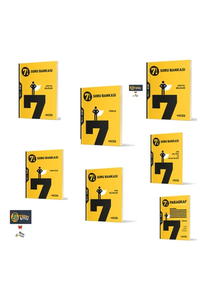 Nartest Yayınları 7. SINIF HIZ YAYINLARI FULL SET  SORU BANKASI ürün görseli