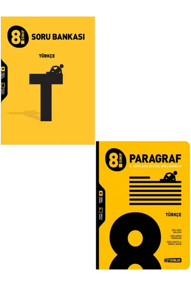Evrensel İletişim Yayınları 8.Sınıf Hız Yayınları Türkçe Soru Bankası + 8.Sınıf Hız Yayınları Paragraf Soru Bankası / SET ürün görseli