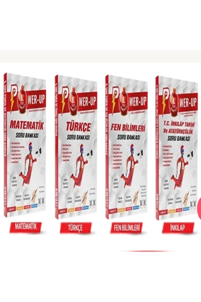 Nartest Yayınları POWER LGS SORU BANKASI SETİ (TÜRKÇE+MATEMATİK+FEN+İNKİLAP) ürün görseli