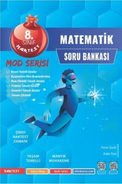 Nartest Yayınları Nartest 8. Sınıf Yeni Nesil Türkçe- Matematik- Fen Bilgisi- Ingilizce Mod Soru Bankaları(4LÜSET) - 4
