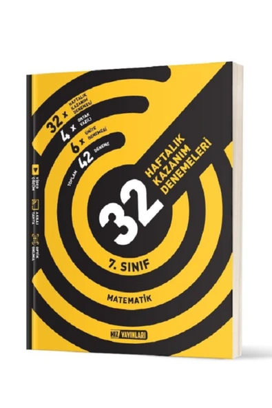 Evrensel İletişim Yayınları 7.Sınıf Hız Yayınları Matematik + Fen Bilimleri 32 Haftalık Kazanım Denemeleri / 2 KİTAP SET / YENİ - 2