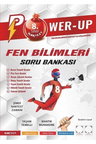 Nartest Yayınları Nartest 8. Sınıf Power-up Fen Bilimleri Soru Bankası ürün görseli