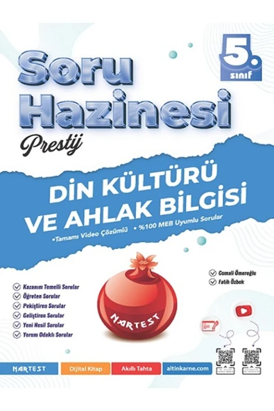 Nartest Yayınları 5. Sınıf Prestij Din Kültürü Ve Ahlak Bilgisi Soru Hazinesi - Resim 2