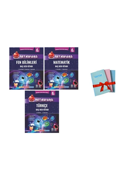 Nartest Yayınları 6. Sınıf Metaword MATEMATİK + FEN BİLİMLERİ + TÜRKÇE( 1 ADET NOT DEFTERİ HEDİYE) ürün görseli