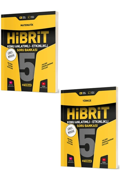 Evrensel İletişim Yayınları 5.sınıf Hız Yayınları Hibrit Matematik Türkçe Konu Anlatımlı Etkinlikli Soru Bankası / 2 Kitap ürün görseli