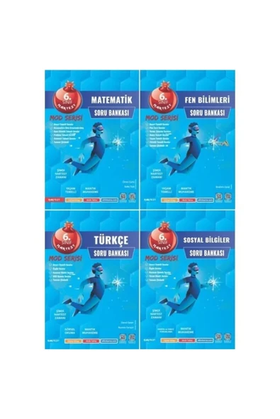 NARTEST 6.sınıf Mod Serisi 4'lü Soru Bankası Seti - Nartest 6 Mod - Yeni ürün görseli