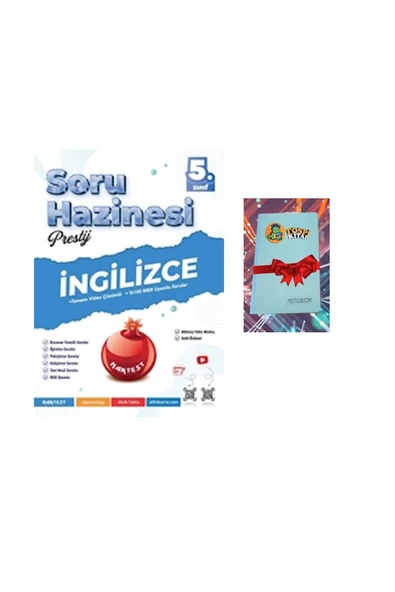 Nartest Yayınları 5. Sınıf Prestij İNGİLİZCE Soru Hazinesi (DEFTER HEDİYE) - Resim 2