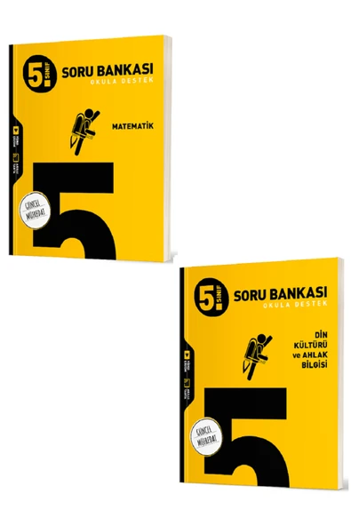 Evrensel İletişim Yayınları 5.Sınıf Hız Yayınları Matematik + Din Kültürü Soru Bankaları / Güncel Müfredat / 2 KİTAP / YENİ ürün görseli