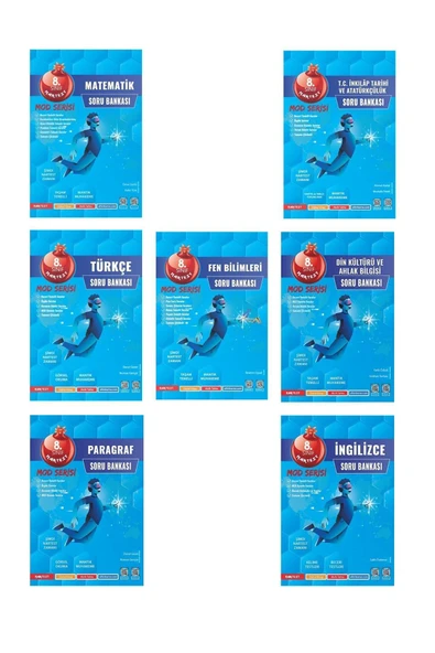Nartest Yayınları Nartest 8. Sınıf Yeni Nesil Türkçe-paragraf- Mat-fen B.-ing.-din Kül.-t.c.ink.tatatürkçülük (7LISET) ürün görseli