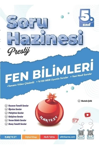 Nartest Yayınları 5. Sınıf Prestij Fen Bilimleri Soru Hazinesi - Resim 3