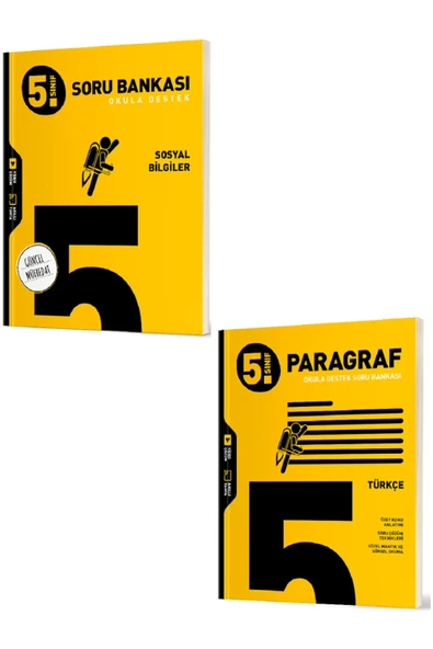Evrensel İletişim Yayınları 5.Sınıf Hız Yayınları Sosyal Bilgiler + Paragraf Soru Bankaları / Güncel Müfredat / 2 KİTAP / YENİ ürün görseli