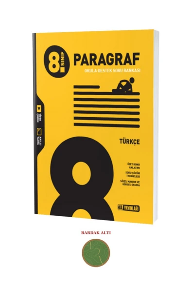 Hız Yayınları 8. Sınıf Türkçe Paragraf Soru Bankası - 1