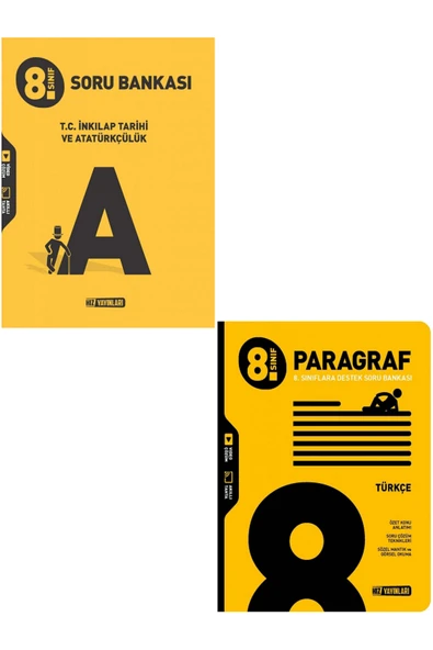 Evrensel İletişim Yayınları 8.Sınıf Hız Yayınları İnkılap Tarihi Soru Bankası + 8.Sınıf Hız Yayınları Paragraf Soru Bankası ürün görseli