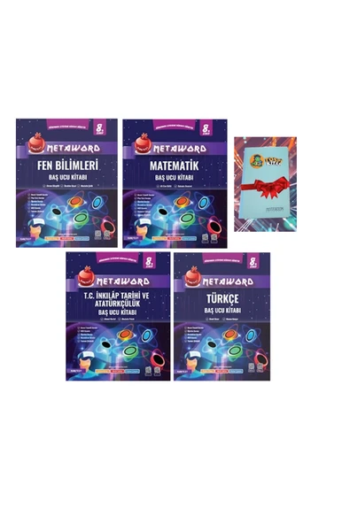 Nartest Yayınları 8. Sınıf Metaword 4LÜ ANA DERSLER SET (DEFTER HEDİYE) ürün görseli
