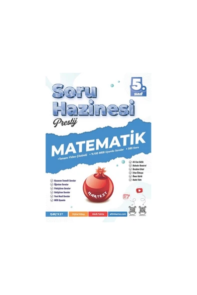 Nartest Yayınları Nartest Yayınları 2026 5. Sınıf Prestij Matematik Soru Hazinesi - Resim 2