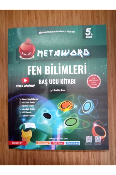 Nartest Yayınları 5. Sınıf Mateword Fen Bilimleri Başucu Kİtabı ürün görseli
